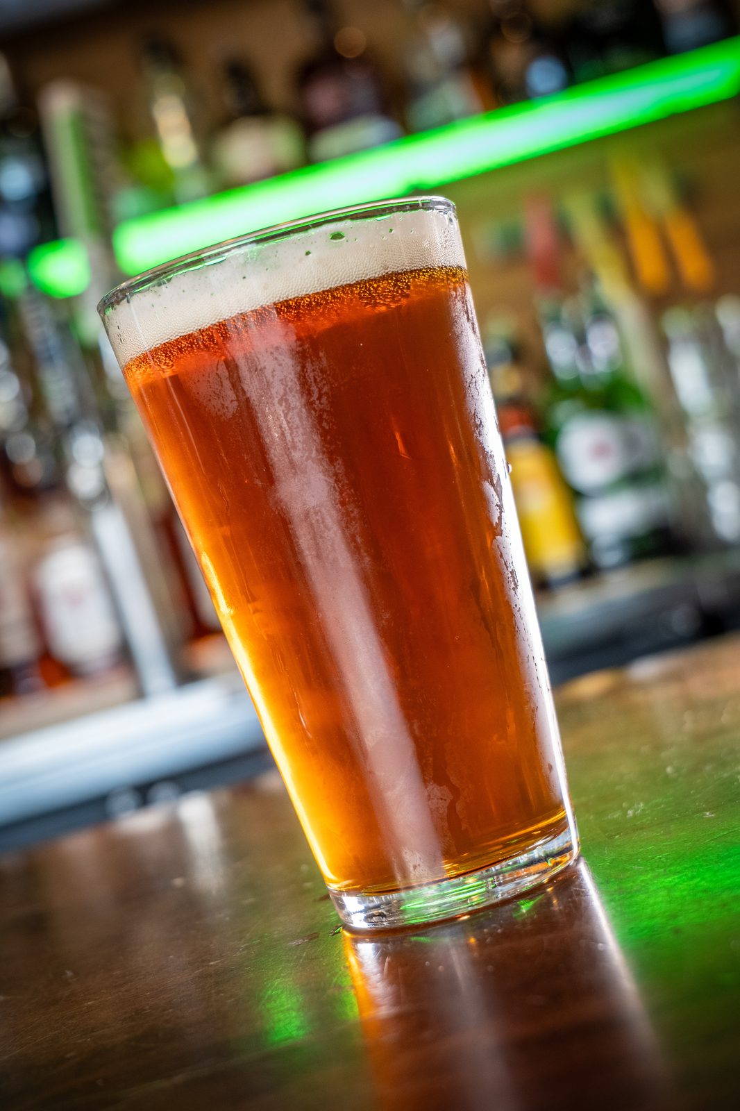 OMB copper beer pint